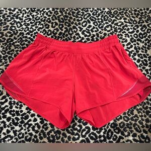 Lululemon Hotty Hot Low Rise 4” inseam shorts